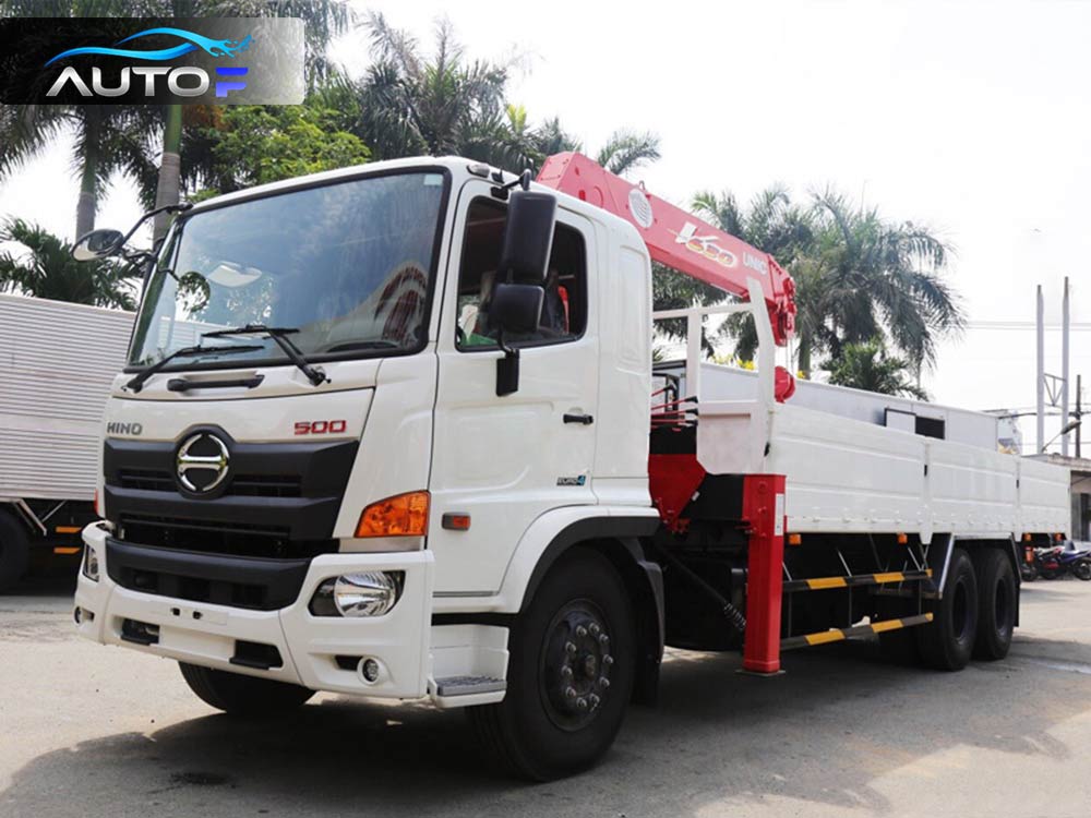 Giá xe tải gắn cẩu Hino 7 tấn mới nhất tại AutoF